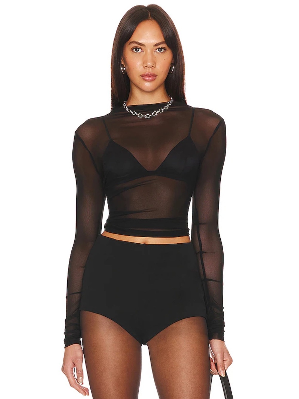 Eliza Sheer Mesh Top